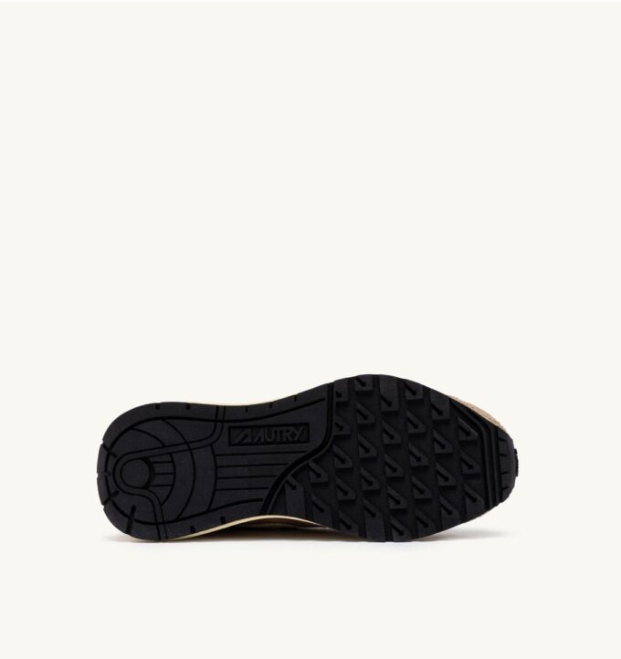 REELWIND LOW SNEAKERS IN PEPPER AND WHITE SUEDE AND NYLON