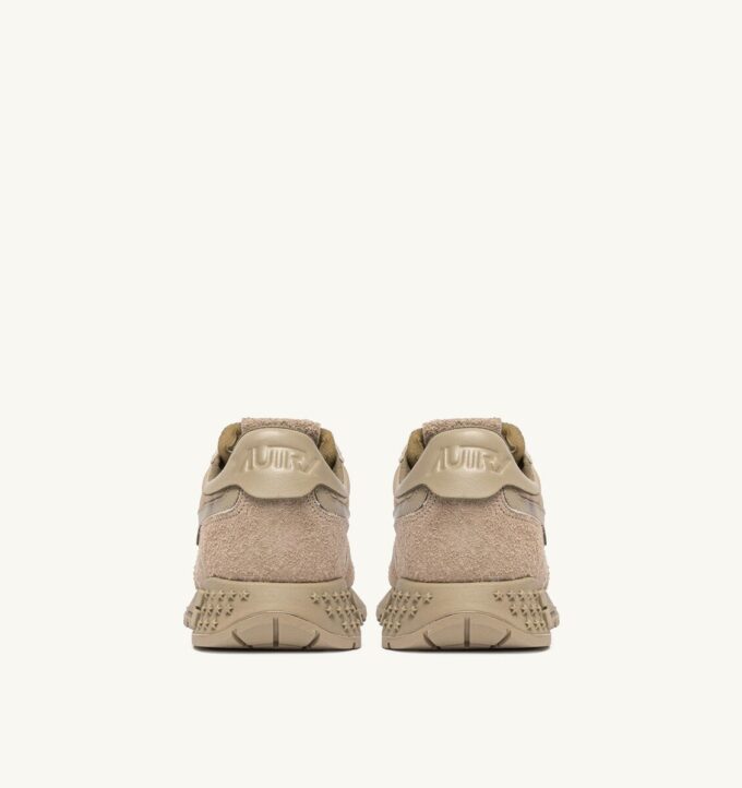 REELWIND LOW SNEAKERS IN SAFARI NYLON AND SUEDE