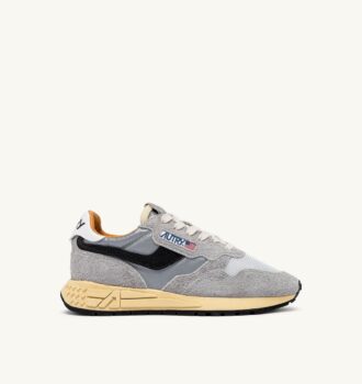 BASKETS REELWIND LOW EN SUÈDE SAND ET NYLON REFLECHISSANT