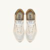 REELWIND LOW SNEAKERS IN SILVER MOUNTAIN REFLECTIVE NYLON AND SUEDE