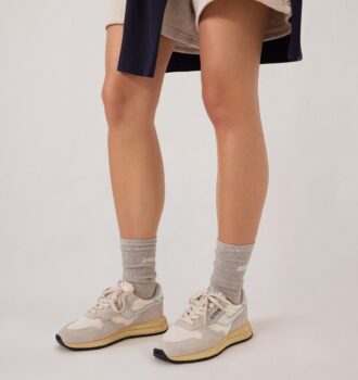 REELWIND LOW SNEAKERS IN WHITE AND SILVER SUEDE AND NYLON REELWIND LOW SNEAKERS IN WHITE AND SILVER SUEDE AND NYLON