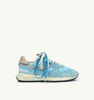 REELWIND SNEAKERS SUPER VINTAGE IN NYLON AND SUEDE COLOR AZUL REELWIND SNEAKERS SUPER VINTAGE IN NYLON AND SUEDE COLOR AZUL