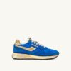 REELWIND SUPER VINTAGE SNEAKERS IN BLUE NYLON AND SUEDE