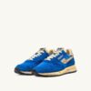 REELWIND SUPER VINTAGE SNEAKERS IN BLUE NYLON AND SUEDE