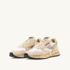 REELWIND SUPER VINTAGE SNEAKERS IN NATURAL NYLON AND SUEDE
