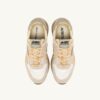REELWIND SUPER VINTAGE SNEAKERS IN NATURAL NYLON AND SUEDE