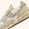 REELWIND SUPER VINTAGE SNEAKERS IN NATURAL NYLON AND SUEDE
