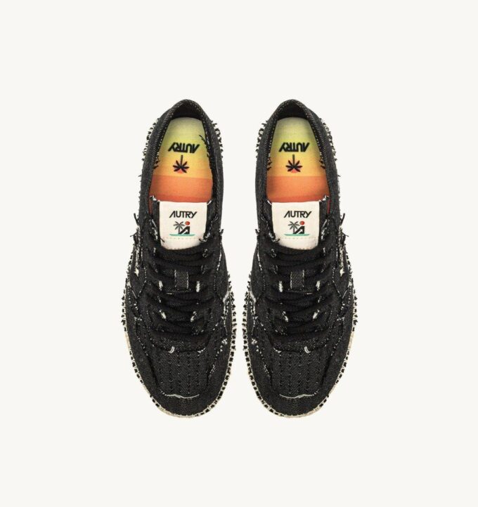 SANDY ESPADRILLES IN BLACK CANVAS