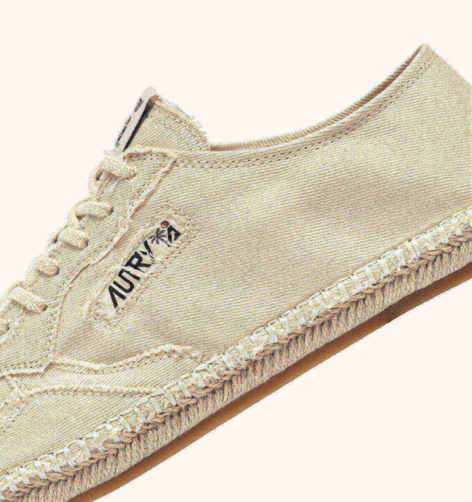 SANDY ESPADRILLES IN IVORY CANVAS