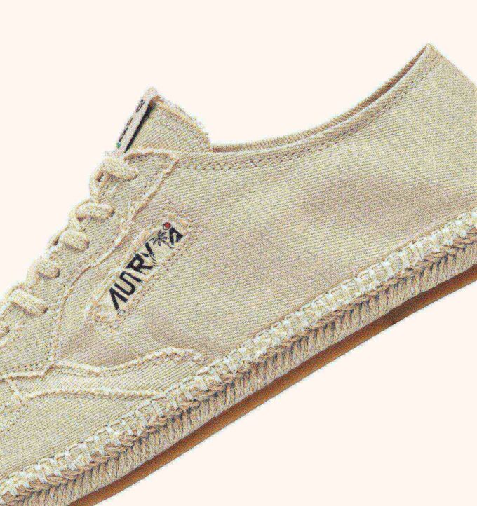 SANDY ESPADRILLES IN IVORY CANVAS