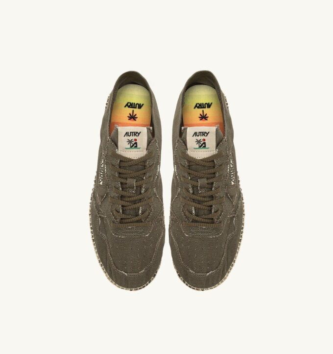 SANDY ESPADRILLES IN MILITARY CANVAS