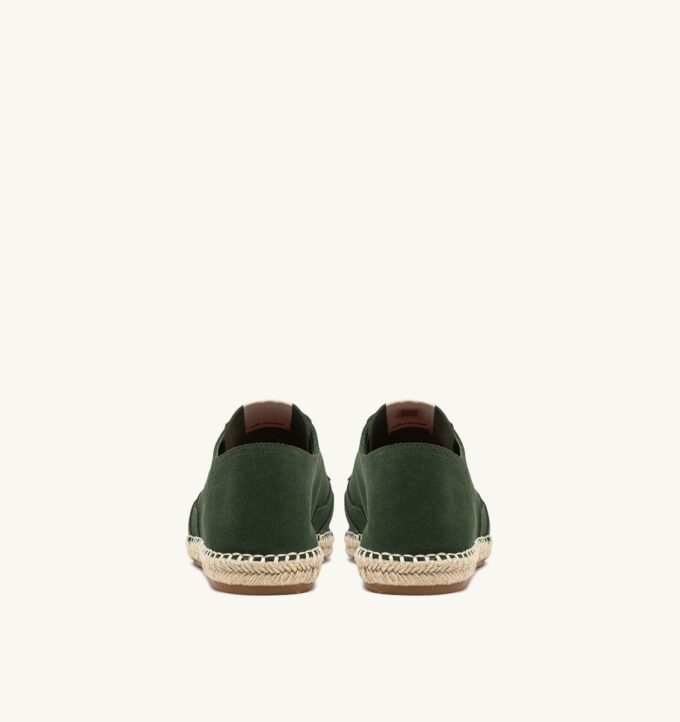 SANDY ESPADRILLES IN MOSS SUEDE