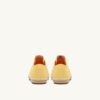 SANDY ESPADRILLES IN PASTEL YELLOW CANVAS