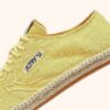 SANDY ESPADRILLES IN PASTEL YELLOW CANVAS