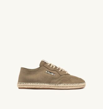 SANDY ESPADRILLES IN TAOS TAUPE SUEDE