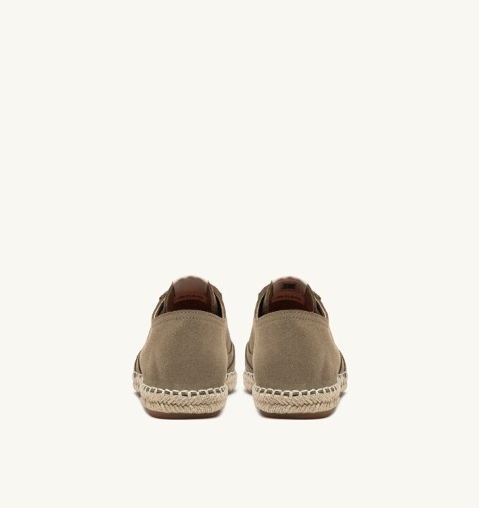 SANDY ESPADRILLES IN TAOS TAUPE SUEDE