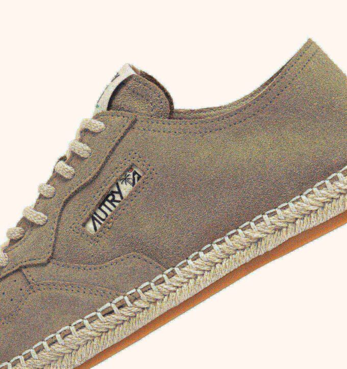 SANDY ESPADRILLES IN TAOS TAUPE SUEDE