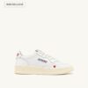 SNEAKERS MEDALIST ‘LOVE’ IN WHITE AND RED LEATHER