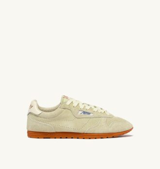 SNEAKERS WINDSPIN IN BUTTER WHITE SUEDE