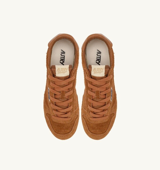 SNEAKERS WINDSPIN IN EARTH COLOR SUEDE