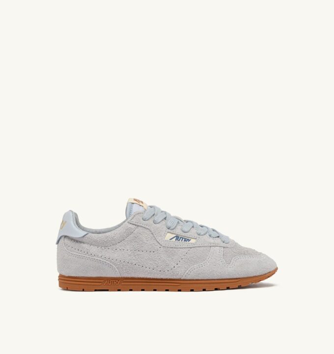 SNEAKERS WINDSPIN IN ICE WHITE SUEDE