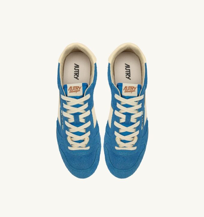 SNEAKERS WINDSPIN IN SUEDE AND LEATHER COLOR BLUE YATCH AND RUTABAGA