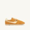 SNEAKERS WINDSPIN IN SUEDE AND LEATHER COLOR CADMIUM AND RUTABAGA SNEAKERS WINDSPIN IN SUEDE AND LEATHER COLOR CADMIUM AND RUTABAGA