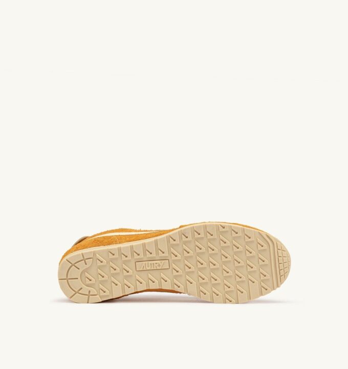 SNEAKERS WINDSPIN IN SUEDE AND LEATHER COLOR CADMIUM AND RUTABAGA SNEAKERS WINDSPIN IN SUEDE AND LEATHER COLOR CADMIUM AND RUTABAGA