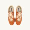 SNEAKERS WINDSPIN IN SUEDE AND LEATHER COLOR FANTA AND