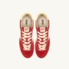 SNEAKERS WINDSPIN IN SUEDE AND LEATHER COLOR IMPERIAL RED AND RUTABAGA SNEAKERS WINDSPIN IN SUEDE AND LEATHER COLOR IMPERIAL RED AND RUTABAGA