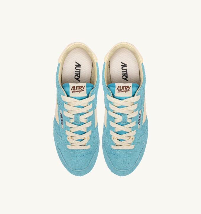 SNEAKERS WINDSPIN IN SUEDE AND LEATHER COLOR KYOTO AND RUTABAGA