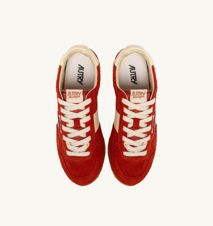 SNEAKERS WINDSPIN IN SUEDE AND LEATHER COLOR PARROT AND RUTABAGA SNEAKERS WINDSPIN IN SUEDE AND LEATHER COLOR PARROT AND RUTABAGA