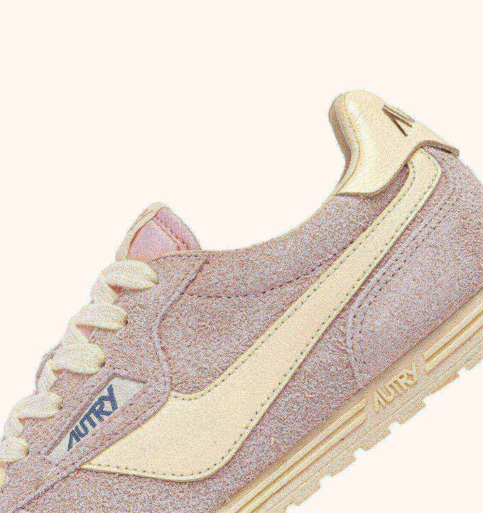 SNEAKERS WINDSPIN IN SUEDE AND LEATHER COLOR ROSEMARY AND RUTABAGA