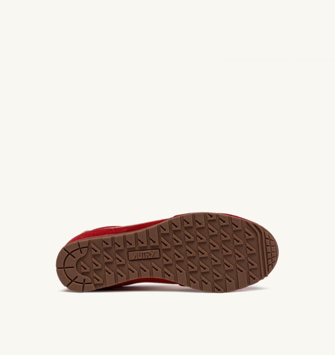 SNEAKERS WINDSPIN IN SUEDE AND LEATHER COLOR RUBY AND RUTABAGA