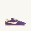SNEAKERS WINDSPIN IN SUEDE AND LEATHER COLOR ULTRAVIOLET AND RUTABAGA