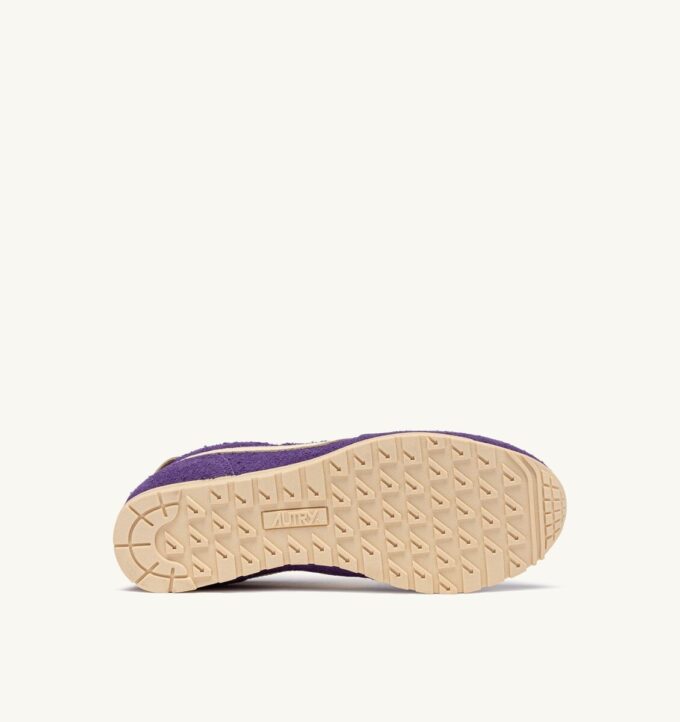 SNEAKERS WINDSPIN IN SUEDE AND LEATHER COLOR ULTRAVIOLET AND RUTABAGA