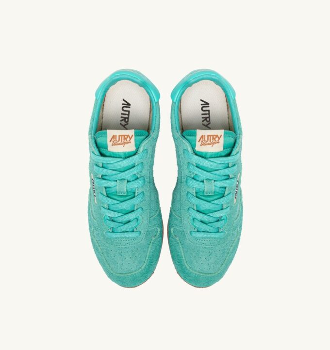 SNEAKERS WINDSPIN IN TURQUOISE SUEDE