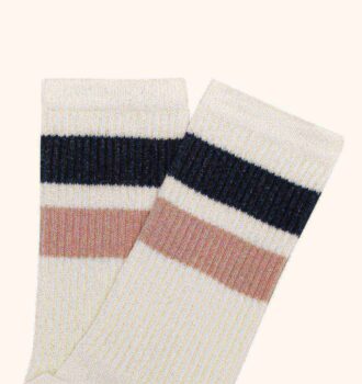 STRIPED JACQUARD LOGO SOCKS KIDS