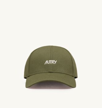 UNISEX EMBROIDERED CONTRAST LOGO BASEBALL CAP