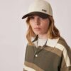 UNISEX EMBROIDERED LOGO BICOLOR BASEBALL CAP