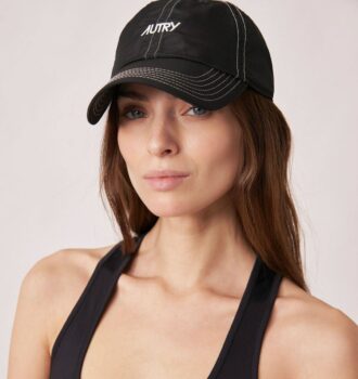 UNISEX EMBROIDERED LOGO NYLON BASEBALL CAP