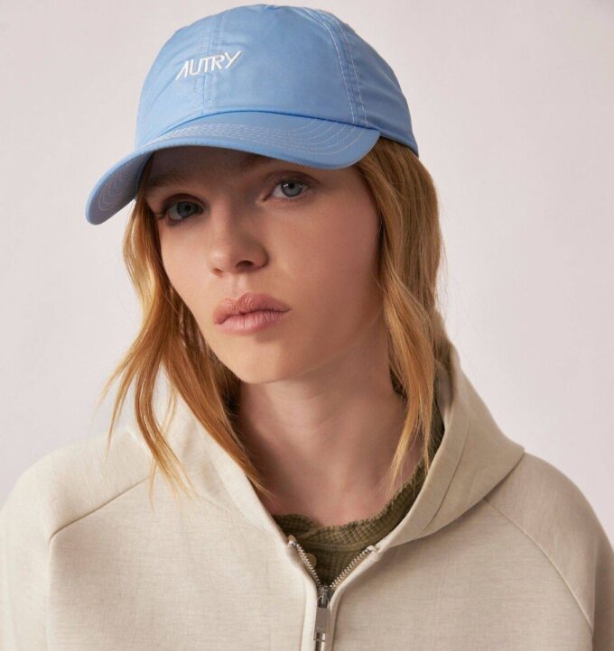 UNISEX EMBROIDERED LOGO NYLON BASEBALL CAP