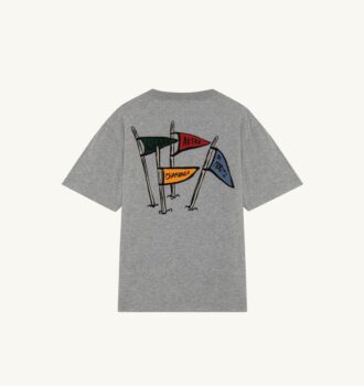UNISEX FLAGS BACK GRAPHIC TEE
