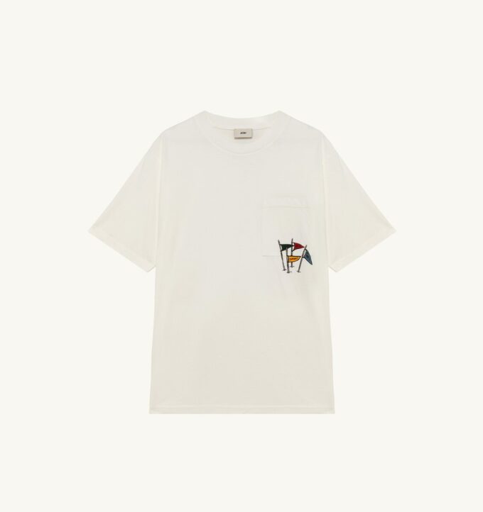 UNISEX FLAGS POCKET GRAPHIC TEE