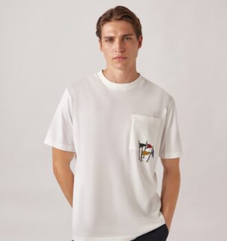 UNISEX FLAGS POCKET GRAPHIC TEE