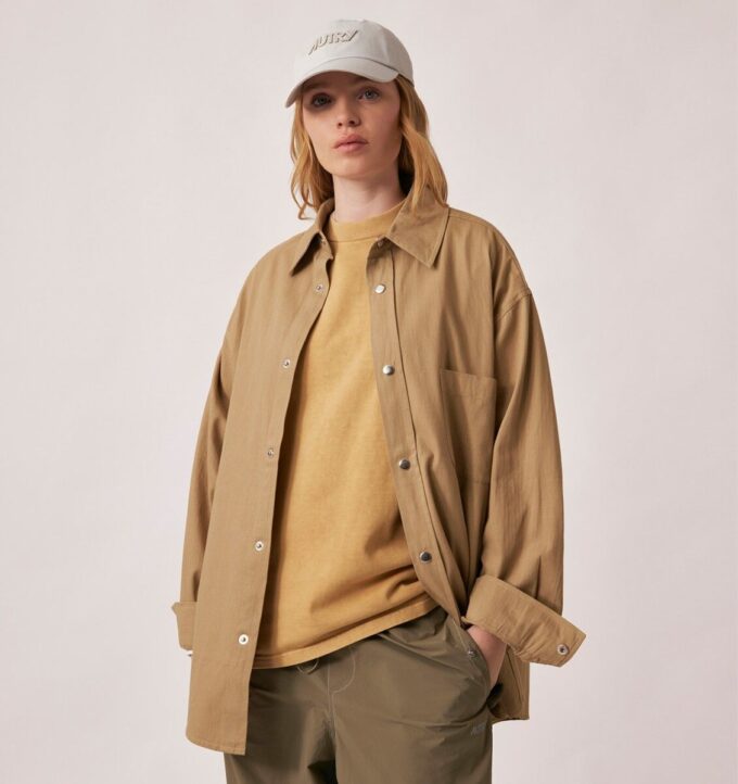 UNISEX HERRINGBONE OVERSHIRT