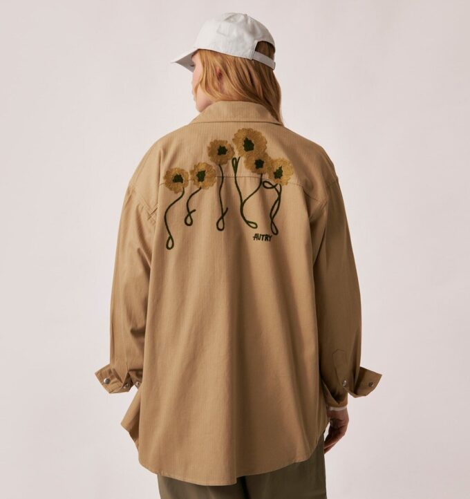 UNISEX HERRINGBONE OVERSHIRT