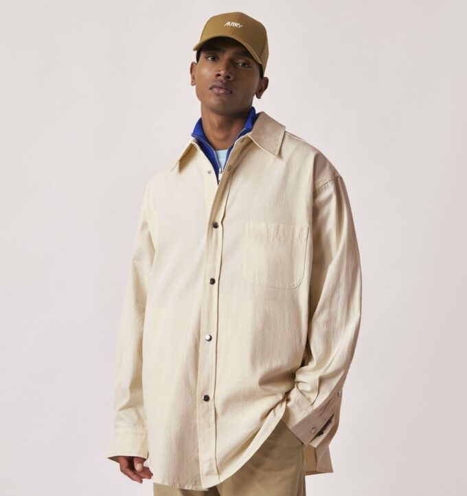 UNISEX HERRINGBONE OVERSHIRT