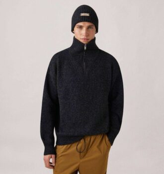 UNISEX KNIT MOULINE’ JACKET