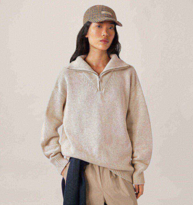 UNISEX KNIT MOULINE’ JACKET